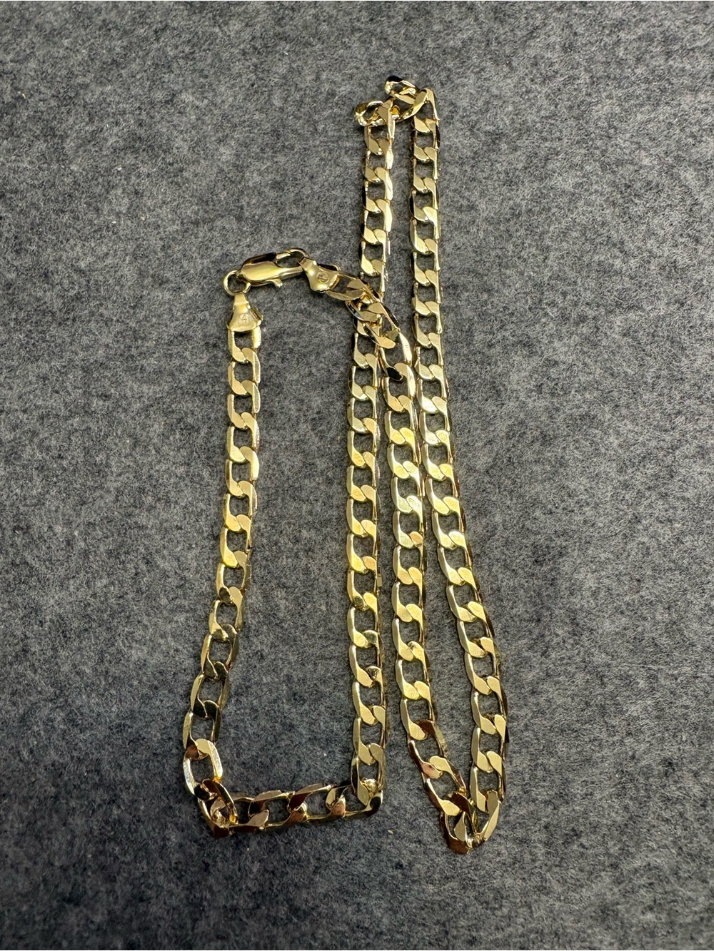 14k Gold Filled Cuban Link Chain Necklace for Men